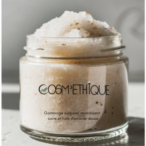 pot en verre avec sucre à l'intérieur